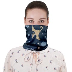 Space Theme Art Pattern Design Wallpaper Face Covering Bandana (adult) by Proyonanggan