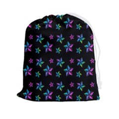 Stars Pattern Art Design Wallpaper Drawstring Pouch (2xl) by Ravend