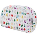 Snail Butterfly Pattern Seamless Make Up Case (Large) View2