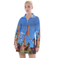 Architecture Building Cathedral Church Women s Long Sleeve Casual Dress by Modalart