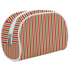 Pattern Background Red White Green Make Up Case (large) by Amaryn4rt