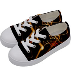 Abstract Kids  Low Top Canvas Sneakers by Amaryn4rt