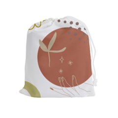 Abstract Pattern Art Drawing Drawstring Pouch (xl) by Ndabl3x