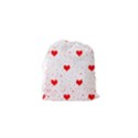 Hearts Romantic Love Valentines Drawstring Pouch (XS) View2