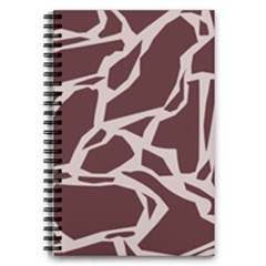 Cracked Pattern Boho Art Design 5 5  X 8 5  Notebook by Grandong
