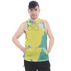 Plants Eaves Border Frame Men s Sleeveless Hoodie by Grandong