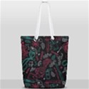 Abstract Pattern Full Print Rope Handle Tote (Small) View1