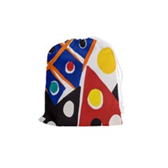Pattern And Decoration Revisited At The East Side Galleries Jpeg Drawstring Pouch (medium) by Ndabl3x