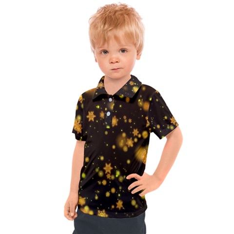 Background Black Blur Colorful Kids  Polo T-shirt by Sarkoni