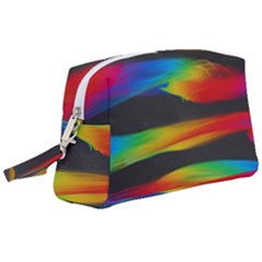 Colorful Background Wristlet Pouch Bag (large) by Sarkoni