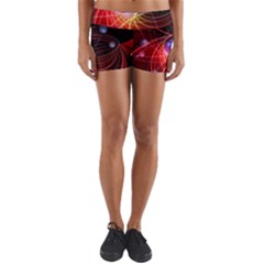 Physics Quantum Physics Particles Yoga Shorts by Sarkoni