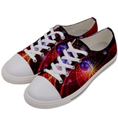 Physics Quantum Physics Particles Men s Low Top Canvas Sneakers by Sarkoni
