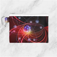Physics Quantum Physics Particles Canvas Cosmetic Bag (medium) by Sarkoni