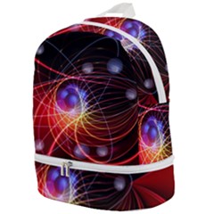 Physics Quantum Physics Particles Zip Bottom Backpack by Sarkoni