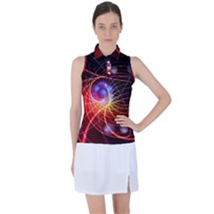 Physics Quantum Physics Particles Women s Sleeveless Polo T-shirt by Sarkoni