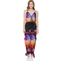 Physics Quantum Physics Particles Sleeveless Tie Ankle Chiffon Jumpsuit View1