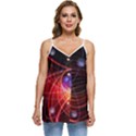 Physics Quantum Physics Particles Casual Spaghetti Strap Chiffon Top View1