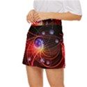 Physics Quantum Physics Particles Mini Front Wrap Skirt View2