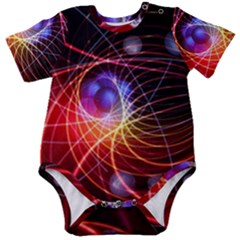 Physics Quantum Physics Particles Baby Short Sleeve Bodysuit by Sarkoni