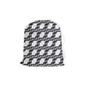 Pattern Monochrome Repeat Drawstring Pouch (Medium) View1