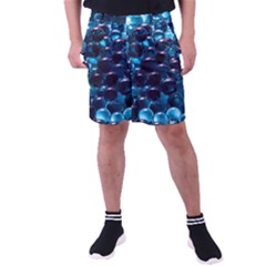 Blue Abstract Balls Spheres Men s Pocket Shorts by Amaryn4rt