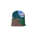 Adventure Time Cartoon Pathway Drawstring Pouch (XS) View2