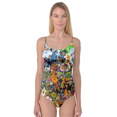 Cartoon Characters Tv Show  Adventure Time Multi Colored Camisole Leotard  by Sarkoni