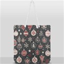 Christmas Decoration Winter Xmas Full Print Rope Handle Tote (Large) View2
