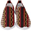 Textile Pattern Abstract Fabric Kids  Slip On Sneakers View1