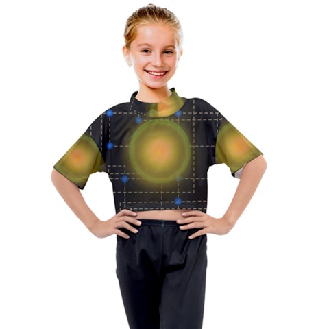Technology System Kids Mock Neck T-shirt by Modalart