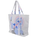 Achievement Success Mountain Clouds Zip Up Canvas Bag View1