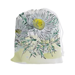 Thistle Alpine Flower Flower Plant Drawstring Pouch (2xl) by Modalart