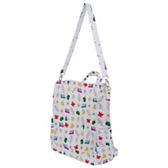 Snail Butterfly Pattern Seamless Crossbody Backpack by Bedest