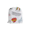 Abstract Fashion Background Suitable Fabric Printing Drawstring Pouch (Medium) View1