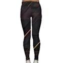 Gradient Geometric Shapes Dark Background Classic Yoga Leggings View2