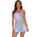 Abstract Background Texture 2-in-1 Flare Activity Dress View1