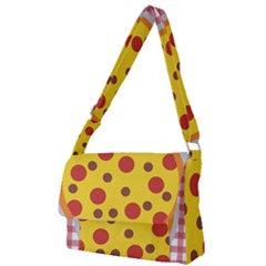 Pizza Table Pepperoni Sausage Full Print Messenger Bag (s) by Ravend