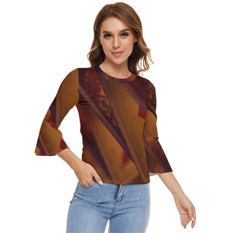 Card Game Mood The Tarot Bell Sleeve Top by Amaryn4rt