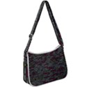 Full Frame Shot Of Abstract Pattern Zip Up Shoulder Bag View1