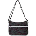 Full Frame Shot Of Abstract Pattern Zip Up Shoulder Bag View3