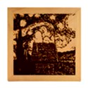 Cartoon Dog House Van Gogh Wood Photo Frame Cube View2