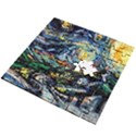 The Great Wall Nature Painting Starry Night Van Gogh Wooden Puzzle Square View2