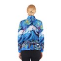 Mount Fuji Art Starry Night Van Gogh Women s Bomber Jacket View2