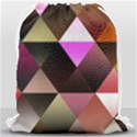 Abstract Geometric Triangles Shapes Drawstring Bag (Large) View2