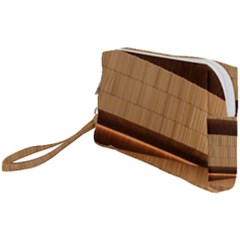 Architecture Art Boxes Brown Wristlet Pouch Bag (small) by Amaryn4rt