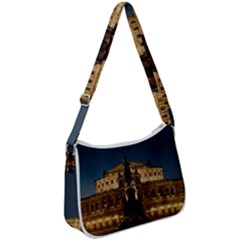 Dresden Semper Opera House Zip Up Shoulder Bag by Amaryn4rt