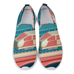 Bridge Transportation Train Toys Women s Slip On Sneakers by Modalart