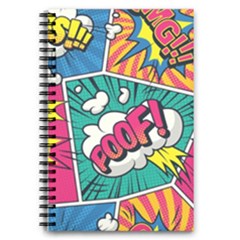 Comic Colorful Seamless Pattern 5 5  X 8 5  Notebook by Bedest