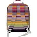 Neopolitan Horizontal Lines Strokes Double Compartment Backpack View3