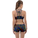 Geometric Colorful Square Rectangle Back Web Gym Set View2